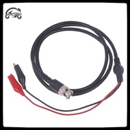[8C11] Oscilloscope Test Probe Lead Cable BNC Male Plug Q9 To Dual Clip 1m Oscilloscope Test Cable O