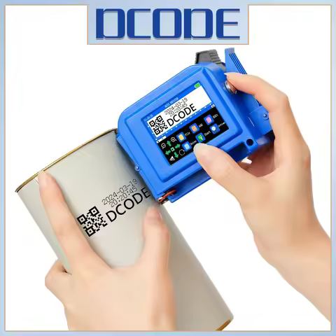 DCODE DC11 12.7/25.4mm Portable Mini Printer Handheld Inkjet Printer Non-encrypted QR Barcode Image 