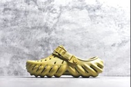 Crocs Echo Clog yellow sliders