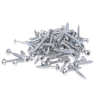 HL 100Pcs M4-25  Strength Oblique Hole Self-tapping Screws For Pocket Hole Jig