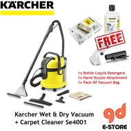 Karcher SE4001 3-in-1 Hard Floor and Carpet Cleaner SE-4001
