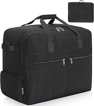 80L Duffle Bag for Travel (Black)