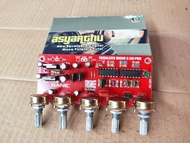 Kit Equalizer 5 Channel Potensio Putar IC 2x TL084 Mono