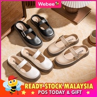 READY STOCK💝 WEBEE LCLC Women's Sandals Outdoor Fairy Style Casual Closed-Toe Flat  Sandals 2338