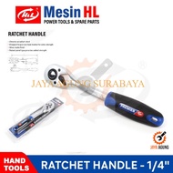 Ratchet Handle H&L PREMIER 72T 1/4" (HHTR0001) / Ratchet Handle HL PREMIER Rubber Handle / Ratchet K