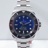 ROLEX 勞力士 116660 Deepsea 2015/02 深海王者 大錶徑 漸層藍水鬼王 大眾當舖B537