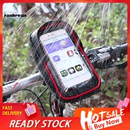  WHEEL UP 010 Handlebar Bag Waterproof Touch Screen TPU Phone Bag MTB Top Tube Frame Handlebar Bag for Cycling