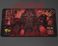 One Piece TCG - Imu Manga - Five Elders - Black Playmat Design by ZD Digital for Custom Print