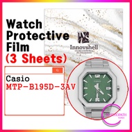 Screen Protector for Casio (3 sheets) / MTP-B195D-3AV / Scratch & Contamination Prevention Sticker F