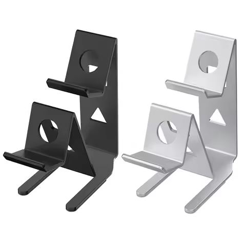 Controller Display Stand Stable Desktop Stand Dual Game Controller Stand Holder for Switch/PS5/PS4/X