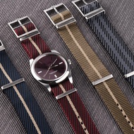 2023 New☆☆ NATO NATO nylon canvas watch strap is suitable for Tudor watch Biwan Oris retro men's watch Oyster