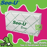 HIJAU Tissue See-U Handtowel Economy Green