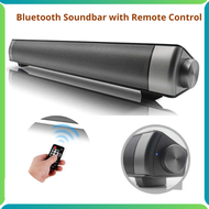 BERGARANSI Portable Bluetooth Soundbar Home Theater with Remote Control - speaker tv bluetooth system subwofer  super full bass suara jernih terbaik