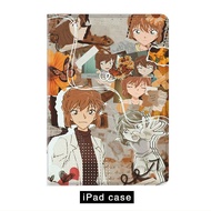 Haibara Ai iPad case air1/2/3/4/5 mini 4/5/6 10.2 gen 7 8 9 2022 pro11 gen10 tri-fold pen slot