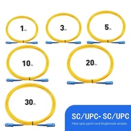 SC UPC  to SC UPC 2.0/3.0mm 2m/3m/5m/10m/15m Fiber Patch Cable, Jumper, Patch Cord Simplex