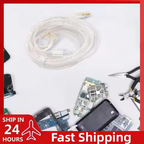 KZ Earphone Cable Silver plated Upgrade Cable Standard Gold-plated Headset Wire 2PIN With Mic For KZ