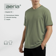 Kattoen - Aeria TShirt Sage Green 185 Gsm Tshirt Lelaki Baju Lelaki