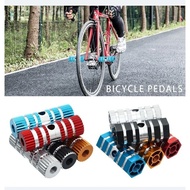 Aluminum Alloy Bicycle Foot Pegs Front Rear Axle Footrest Stunt Pegs Kangaroo BMX / Lajak / Fixie Kid Bike Basikal Budak
