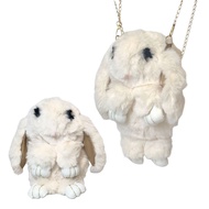 Cute Bunny Fur Bag Wanita Shoulder Bag Fur Shoulder Bag Fur Sling Bag Cute Bunny Doll Bag Fashion Ba