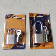 WILMER 30mm Padlock satin WILMER 30mm Padlock/ satin