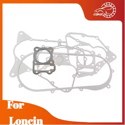 CQHZJ Motorcycle Complete Seal Gasket Set For Loncin LX200M 200cc LX200AU Jianshe Bashan Rato Kayo E