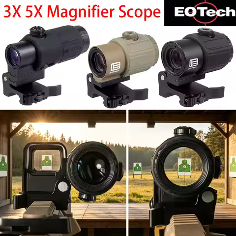 EOTECH Tactical 3X 5X Magnifier Scope Unity Fast Mount G33 G43 G45 Scope 558 Holographic Red Dot Sco