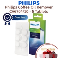 Philips Coffee Oil Remover CA6704/10 / 6 Tablets for Philips & Saeco / Espresso Coffee Machine Coffe