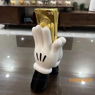 Free Shipping+Discount Over Mickey Worship Gold Fortune Hand Ornaments Creative Cartoon Cute Home De