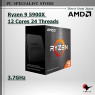 AMD Ryzen 9 5900X Processor 12 Cores 24 Threads 70MB Cache 3.7GHz 105W Without Cooler