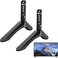 TV Legs TV Stand Base Table Top TV Stand TV Pedestal Feet for Most 32 to 75 Inch LCD LED Vizio Samsung LG TCL Hisense with Mounting Holes Distance 2.16in/5.5cm or Within 1.77in/4.5cm