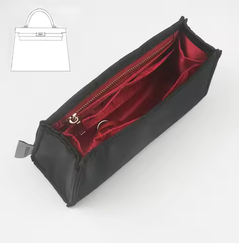 For Kelly 25 28 32 35 Insert Organizer Handbags Purse Tote Bag K elly Organizer Tote Liner Bag Inser