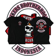 Kaos Baju Distro BIKERS BROTHERHOOD motor club polos custom indonesia