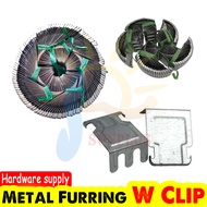 Double W Furring Metal Furring W Clip For Ceiling Work C-Channel Fitting