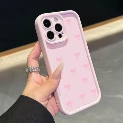 Bow Pattern Design Phone Case For iPhone 16 Cases iPhone 15 Pro Max 14 13 12 11 XS X XR 7 8 Plus 16E