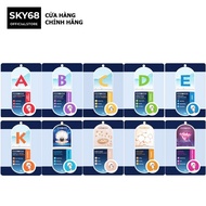 Combo Mix 10 Mặt Nạ Giấy Chăm Sóc Da Toàn Diện Foodaholic Derma Vitamin Mask 23g x 10 ( A B C D E K