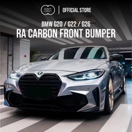 BMW 3 & 4 Series RA Carbon Fibre Front Bumper (suitable for BMW G20, G22, G26) | Installation By Coa