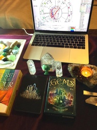 個人星盤與寶石配對/靈魂煉金術使命功課/線上課程 2小時心靈諮詢