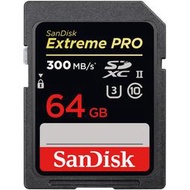 ☆晴光★SanDisk ExtremePro SDXC 300MB/s 64GB 記憶卡 公司貨 終身保固 台中實體店