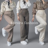 Aurora - Dieora Highwaist Pants - Women's Highwaist Pants, Loose Long Culottes, High Waist Pants