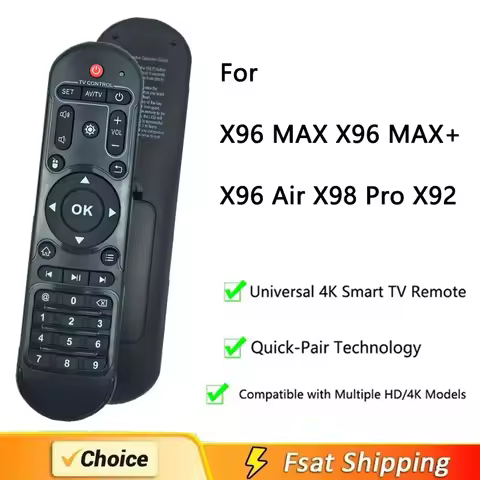 Universal Remote Control for X96 Max X96 Max Plus X96 Air Android TV Box IR Controller For Set Top B
