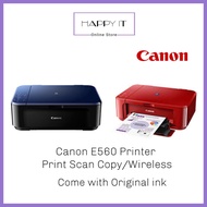 Canon Printer E560 3 in 1 ( Print , Scan , Copy , Wireless)