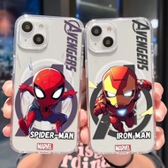 Iron Man Spider Man Magnetic Phone Case For iPhone 17 Pro Max 17 Air 16 Pro Max 15 Pro Max Phone Bac
