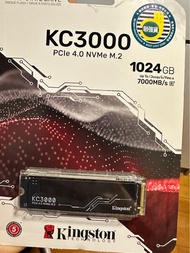 Kingston KC3000 SSD 1TB 全新 行貨  （只限馬鞍山站/烏溪沙站交收）