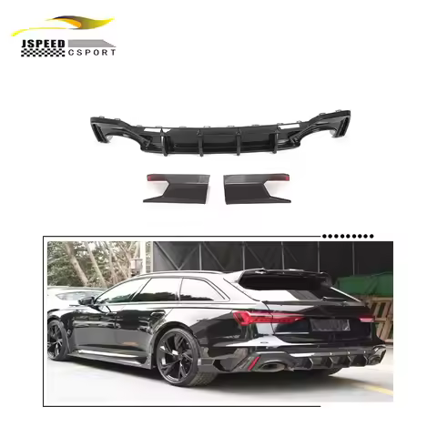 Suitable for JCSPORTLINE dry pure RS6 carbon fiber rear bumper diffuser Suitable for Audi RS6 AVANT 