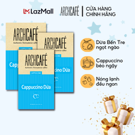 Combo 3 hộp Cappuccino Dừa - Cà phê hòa tan Archcafe (Hộp 12 gói x 20g)