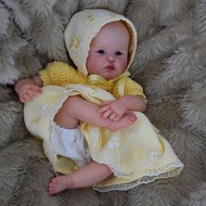 NPK 10inch Mini Reborn Doll Kit Mina Mini Triplet Unfinished Doll Parts DIY Blank Dolls with Body an