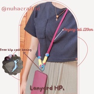 GANTUNGAN Universal Crossbody Phone Lanyard Phone Strap Lanyard/ Lanyard Strap/ hp Hanger/ hp Strap/