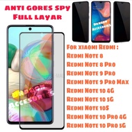 LAYAR SHC888 Anti SPY Xiaomi Redmi Note 8 8 Pro 9 Pro Max 10S 10 Pro 10 4G 5G Privacy Full Cover Mag