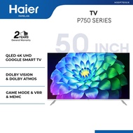 [Free Install] Haier 50 Inch P750 Series HQLED Smart Google TV H50P750UX / Dolby Vison / Dolby Atmos