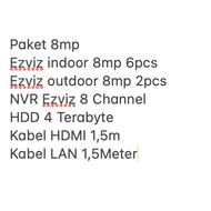 EZVIZ CCTV Package Custom 8-Camera 8-Channel NVR